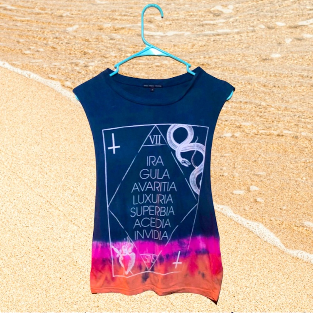 Truly Madly Deeply tie dye tank